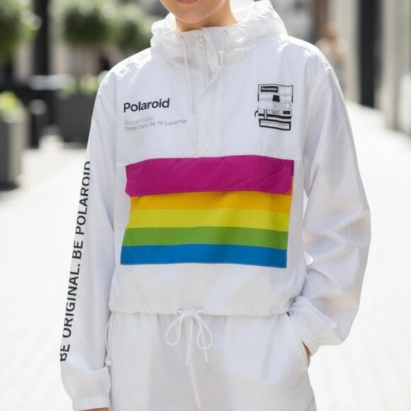 Polaroid Half Zip Wind Breaker Jacket Size XL - Picture 1 of 5